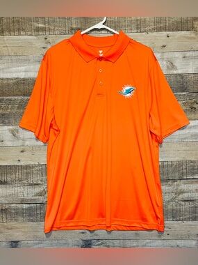 Fanatics Orange Men’s Miami Dolphins Polo Shirt